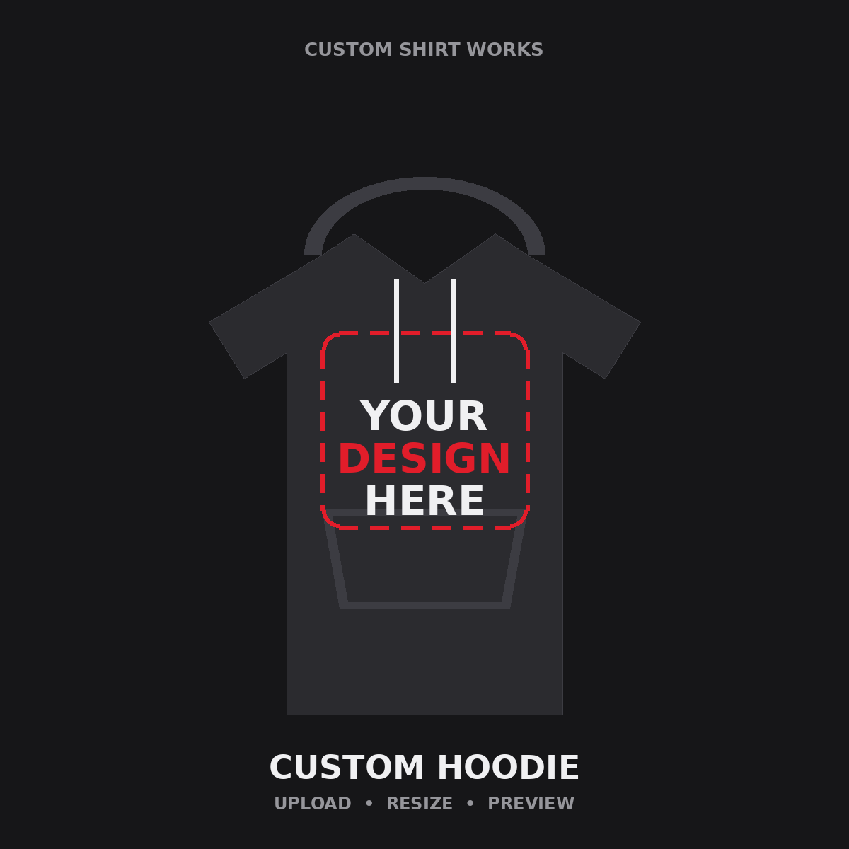 Custom Hoodie — Upload Your Own Design
